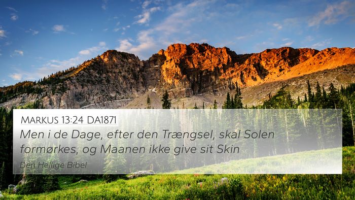 Markus 13:24 DA1871 Bible Verse Image
