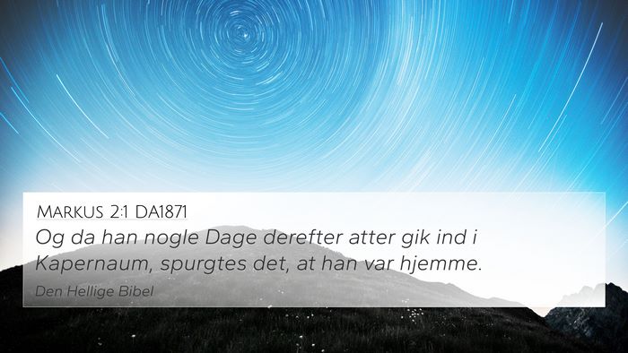 Markus 2:1 DA1871 Bible Verse Image