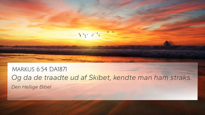 Markus 6:54 DA1871 Bible Verse Image