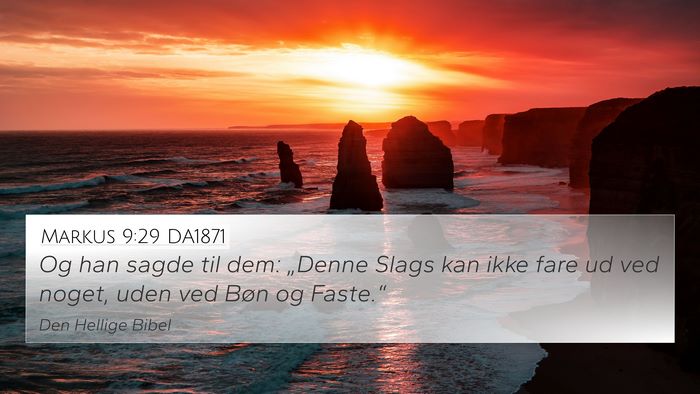Markus 9:29 DA1871 4K Wallpaper - Og han sagde til dem: „Denne Slags kan ikke - 4K Wallpaper Bible Verse