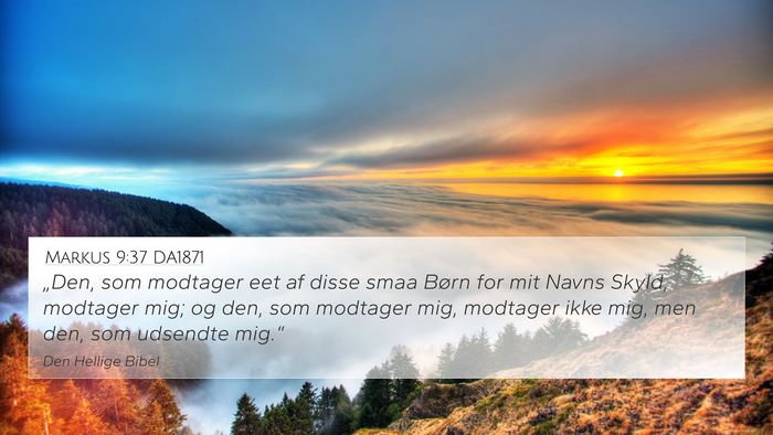 Markus 9:37 DA1871 Bible Verse Image