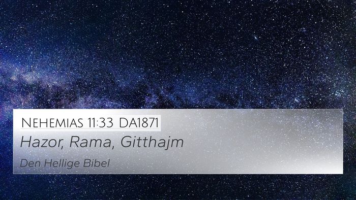 Nehemias 11:33 DA1871 Bible Verse Image