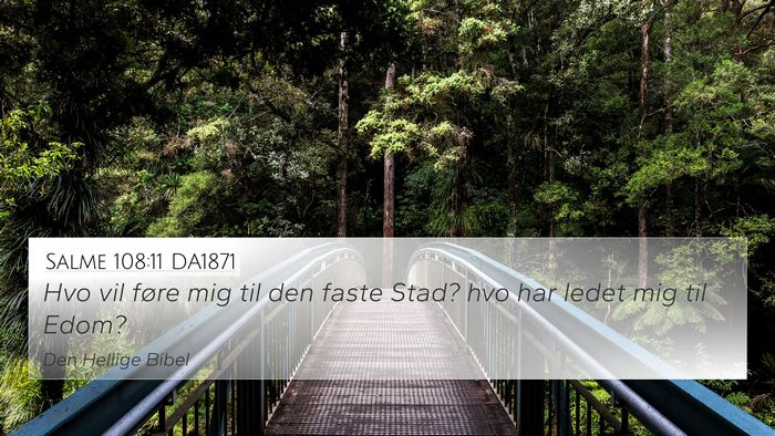 Salme 108:11 DA1871 Bible Verse Image