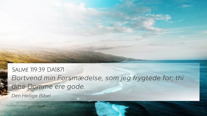 Salme 119:39 DA1871 Bible Verse Image