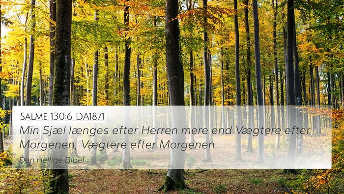 Salme 130:6 DA1871 Bible Verse Image