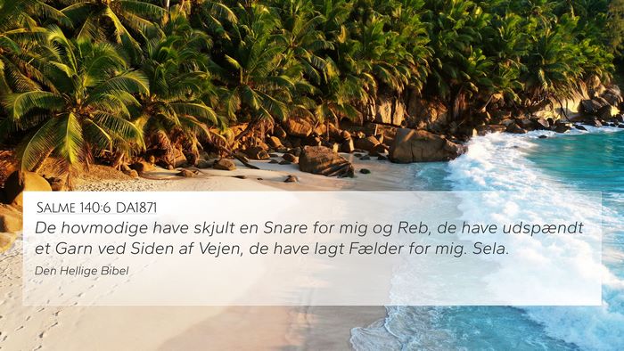 Salme 140:6 DA1871 Bible Verse Image