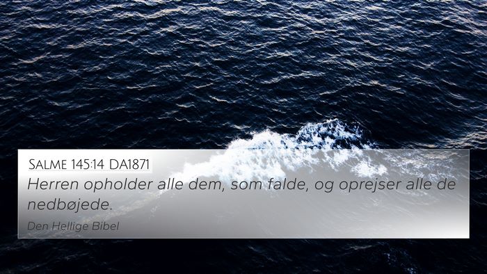 Salme 145:14 DA1871 Bible Verse Image
