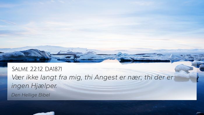 Salme 22:12 DA1871 Bible Verse Image
