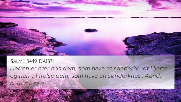 Salme 34:19 DA1871 Bible Verse Image