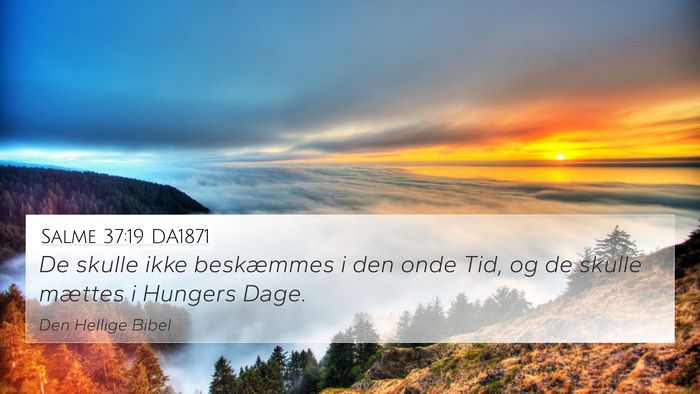 Salme 37:19 DA1871 Bible Verse Image