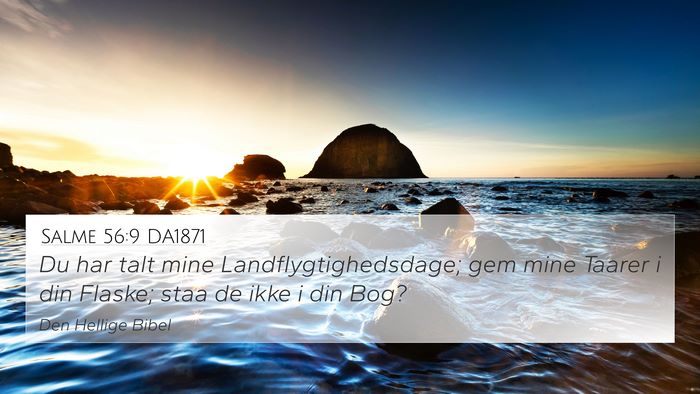 Salme 56:9 DA1871 Bible Verse Image