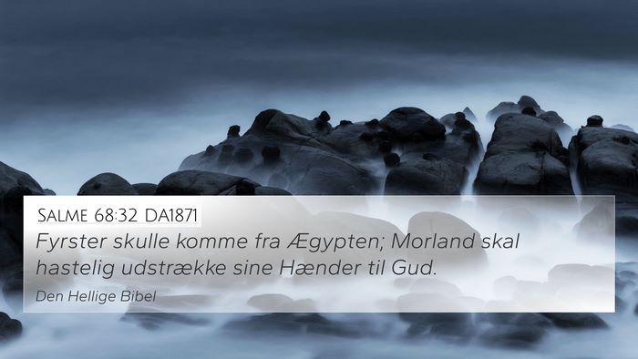 Salme 68:32 DA1871 Bible Verse Image