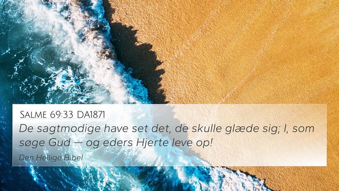 Salme 69:33 DA1871 Bible Verse Image