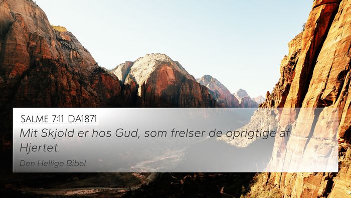 Salme 7:11 DA1871 Bible Verse Image