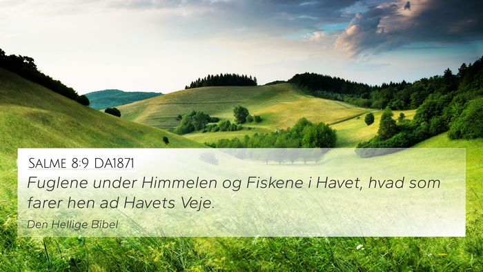 Salme 8:9 DA1871 Bible Verse Image