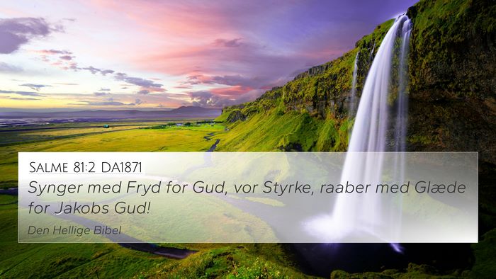 Salme 81:2 DA1871 Bible Verse Image