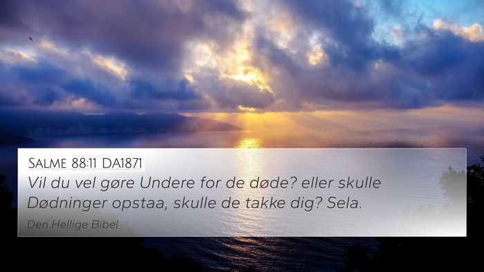 Salme 88:11 DA1871 Bible Verse Image