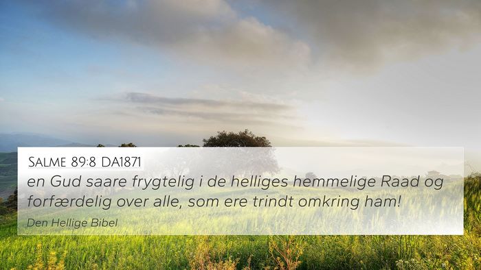Salme 89:8 DA1871 Bible Verse Image