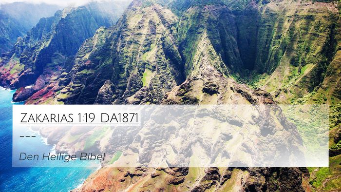 Zakarias 1:19 DA1871 Bible Verse Image