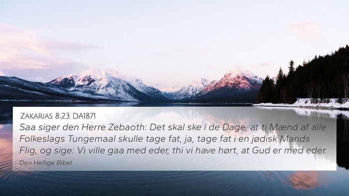 Zakarias 8:23 DA1871 Bible Verse Image