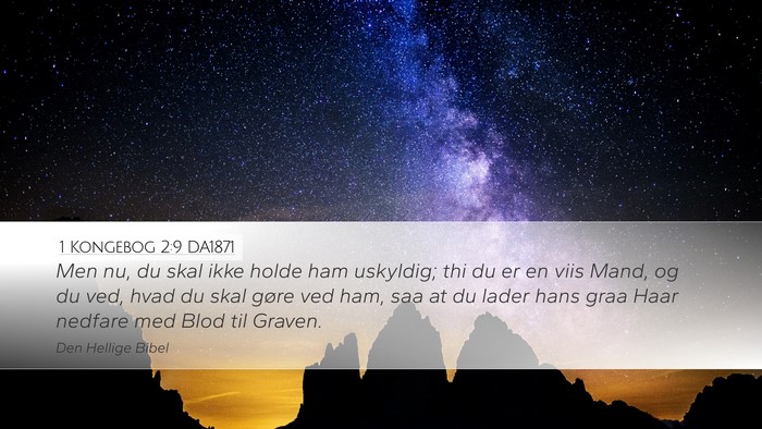 1 Kongebog 2:9 DA1871 Bible Verse Image