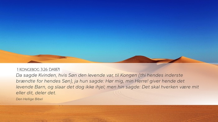 1 Kongebog 3:26 DA1871 Bible Verse Image