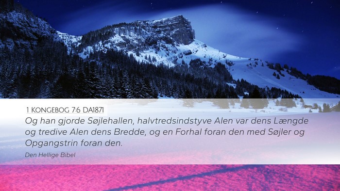1 Kongebog 7:6 DA1871 Bible Verse Image