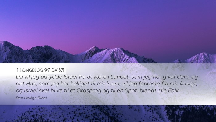 1 Kongebog 9:7 DA1871 Bible Verse Image