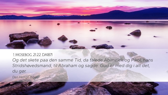 1 Mosebog 21:22 DA1871 Bible Verse Image