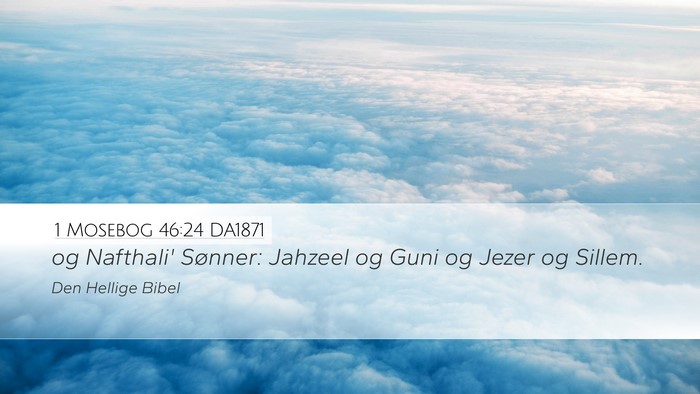 1 Mosebog 46:24 DA1871 Bible Verse Image