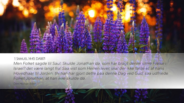 1 Samuel 14:45 DA1871 Bible Verse Image