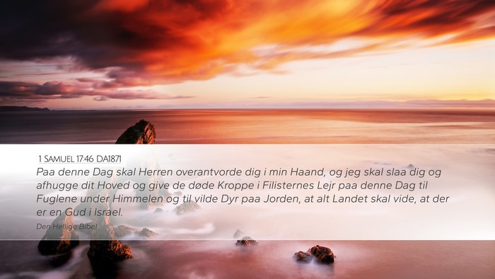 1 Samuel 17:46 DA1871 Bible Verse Image