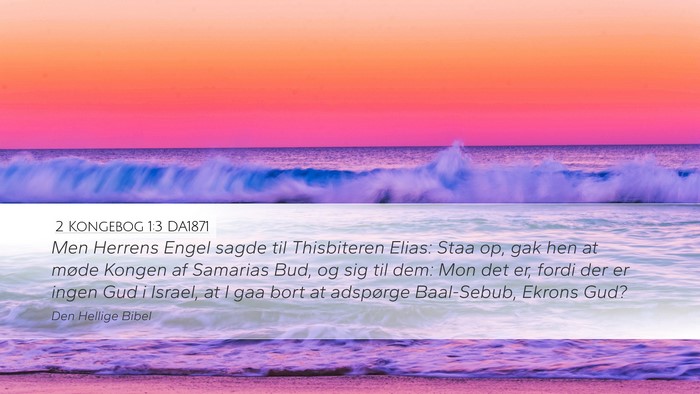 2 Kongebog 1:3 DA1871 Bible Verse Image