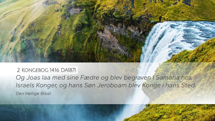2 Kongebog 14:16 DA1871 Bible Verse Image