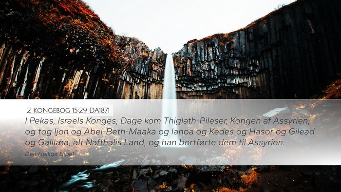 2 Kongebog 15:29 DA1871 Bible Verse Image