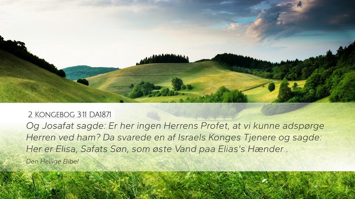 2 Kongebog 3:11 DA1871 Bible Verse Image