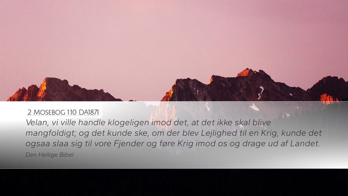 2 Mosebog 1:10 DA1871 Bible Verse Image