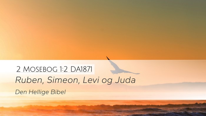 2 Mosebog 1:2 DA1871 Desktop Wallpaper - Ruben, Simeon, Levi og - Desktop Bible Verse Wallpaper
