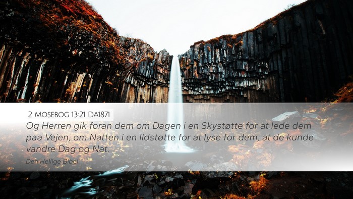 2 Mosebog 13:21 DA1871 Bible Verse Image