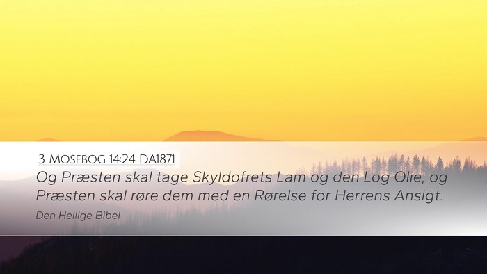 3 Mosebog 14:24 DA1871 Bible Verse Image
