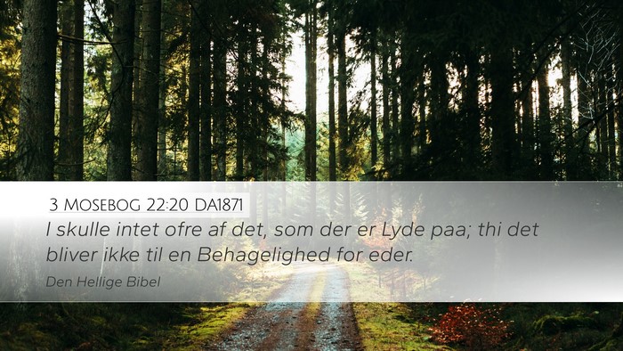 3 Mosebog 22:20 DA1871 Bible Verse Image