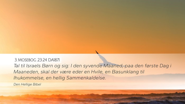 3 Mosebog 23:24 DA1871 Bible Verse Image