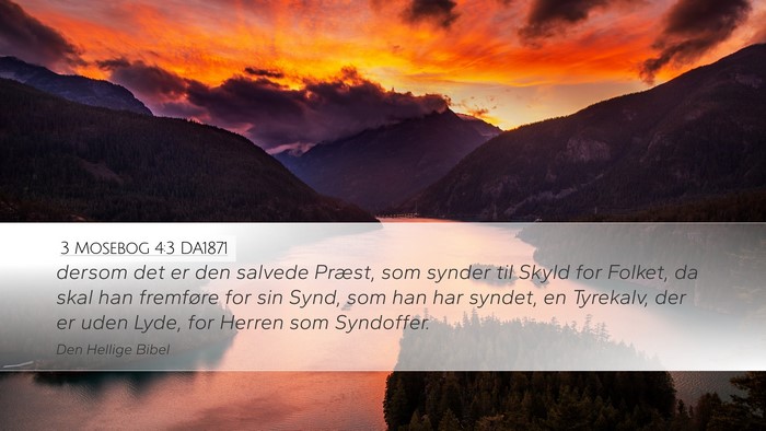3 Mosebog 4:3 DA1871 Bible Verse Image