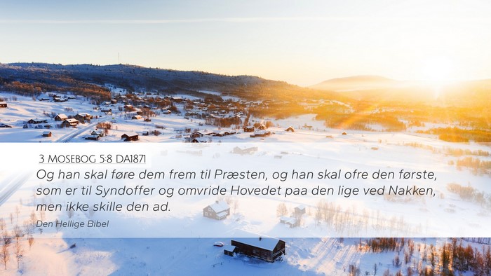 3 Mosebog 5:8 DA1871 Bible Verse Image