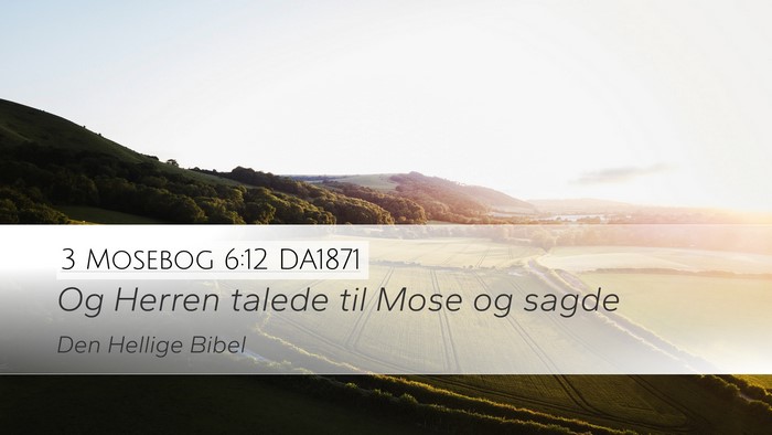 3 Mosebog 6:12 DA1871 Bible Verse Image