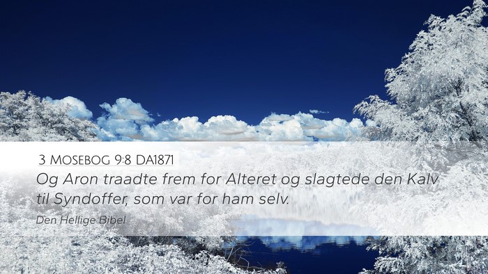 3 Mosebog 9:8 DA1871 Bible Verse Image