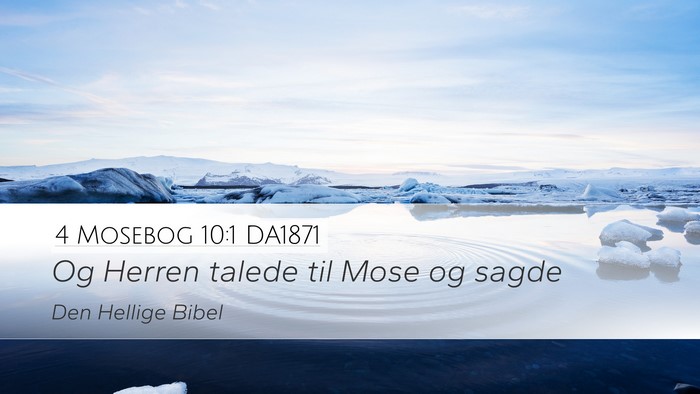 4 Mosebog 10:1 DA1871 Bible Verse Image