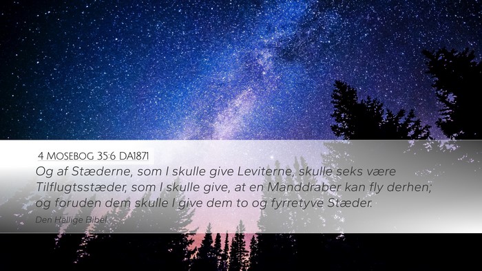 4 Mosebog 35:6 DA1871 Bible Verse Image