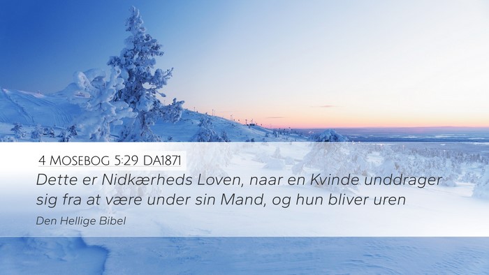 4 Mosebog 5:29 DA1871 Bible Verse Image