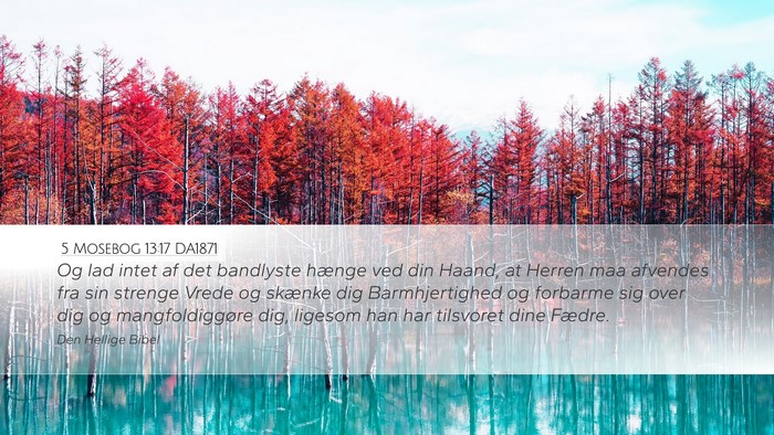 5 Mosebog 13:17 DA1871 Bible Verse Image